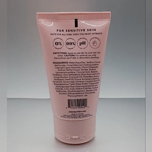 5 For $25 Item🌸 SweetSpot Labs Ph-balancing Intimate & Body Cleanser - Picture 2 of 2